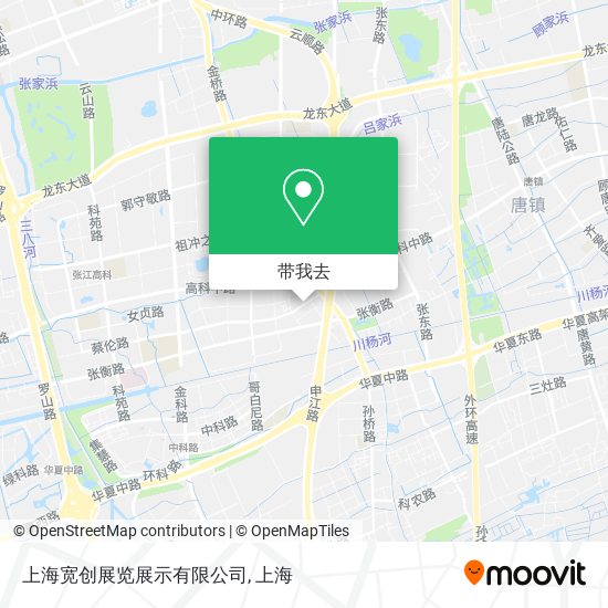 上海宽创展览展示有限公司地图