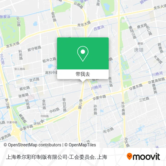 上海希尔彩印制版有限公司-工会委员会地图