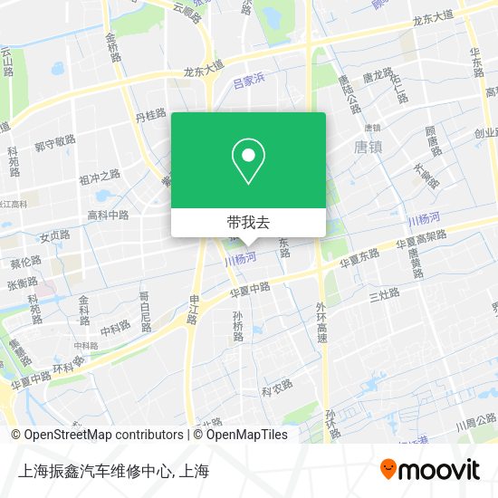 上海振鑫汽车维修中心地图