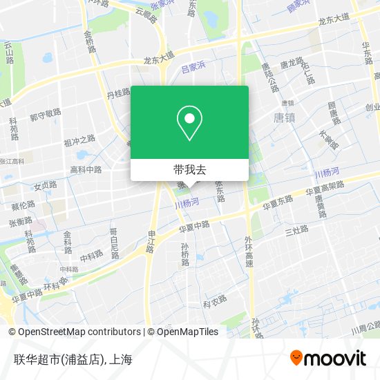 联华超市(浦益店)地图