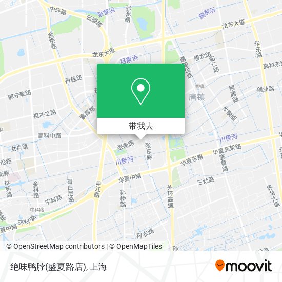 绝味鸭脖(盛夏路店)地图