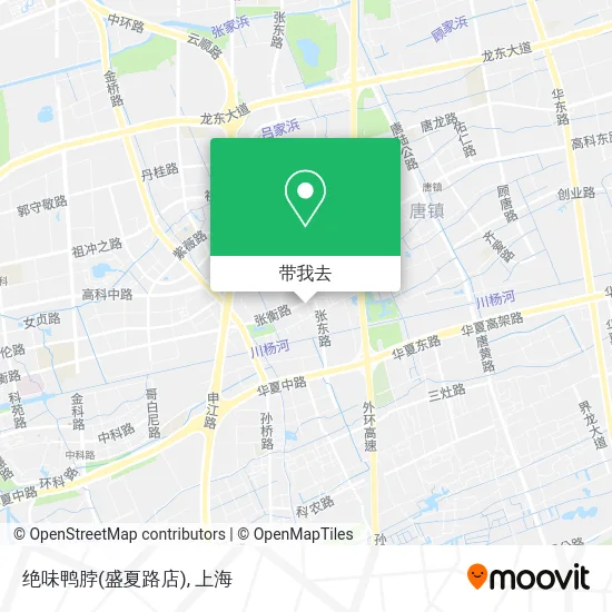 绝味鸭脖(盛夏路店)地图