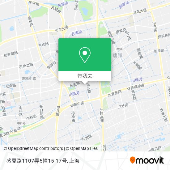 盛夏路1107弄5幢15-17号地图