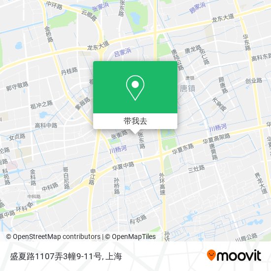 盛夏路1107弄3幢9-11号地图