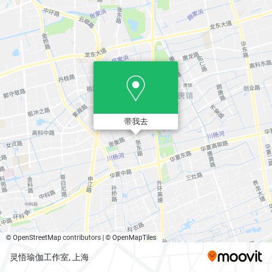 灵悟瑜伽工作室地图