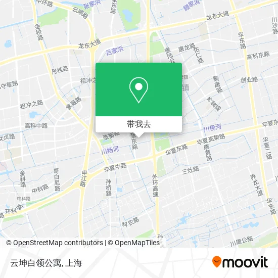 云坤白领公寓地图