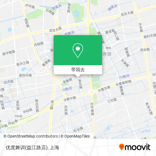 优度舞训(益江路店)地图