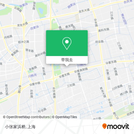 小张家浜桥地图