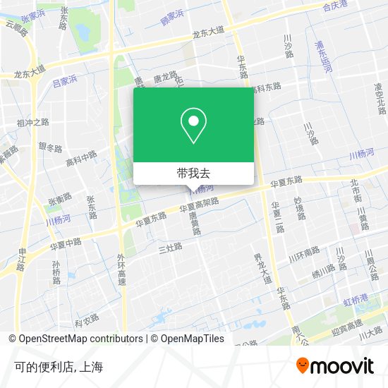 可的便利店地图