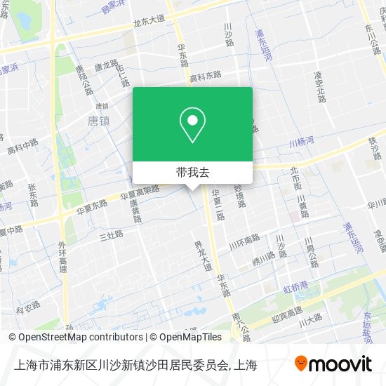 上海市浦东新区川沙新镇沙田居民委员会地图