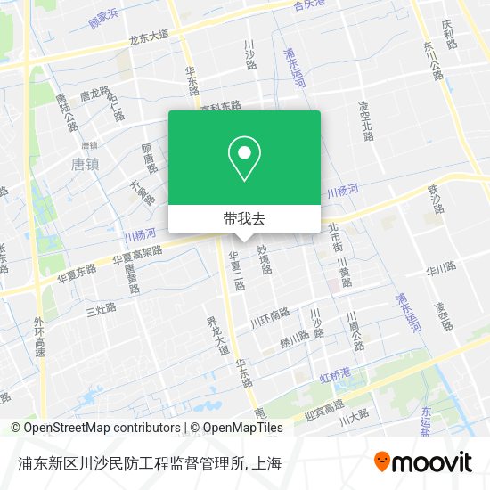 浦东新区川沙民防工程监督管理所地图