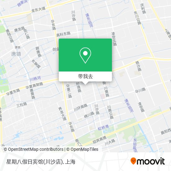 星期八假日宾馆(川沙店)地图