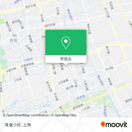 青厦小区地图