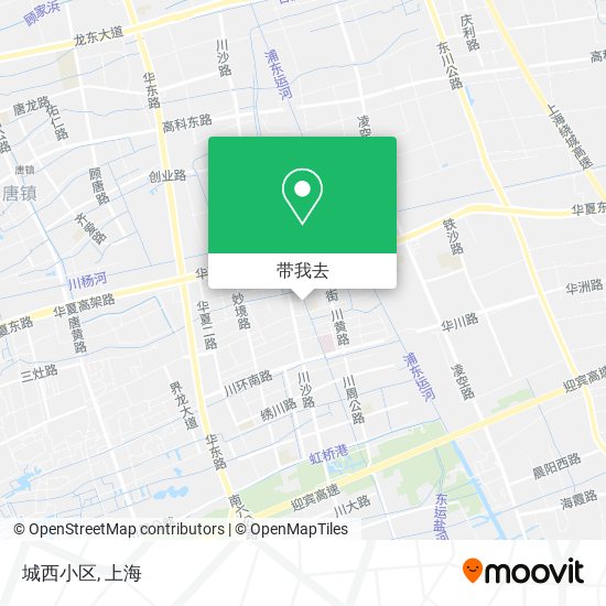 城西小区地图