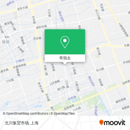 北川集贸市场地图
