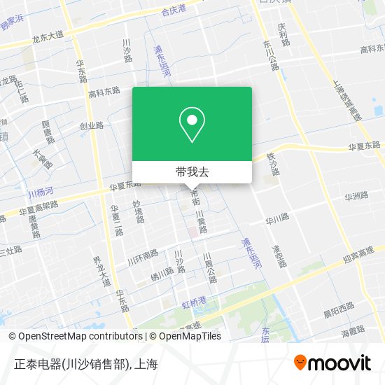 正泰电器(川沙销售部)地图