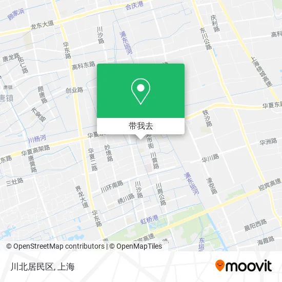 川北居民区地图