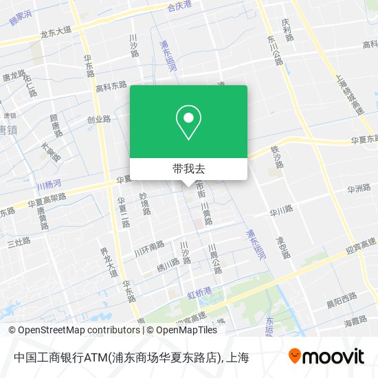 中国工商银行ATM(浦东商场华夏东路店)地图