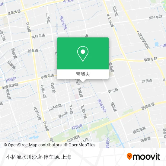 小桥流水川沙店-停车场地图