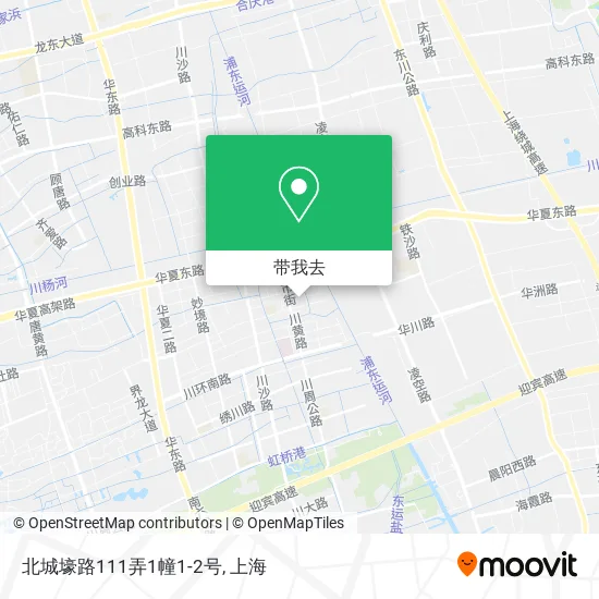 北城壕路111弄1幢1-2号地图