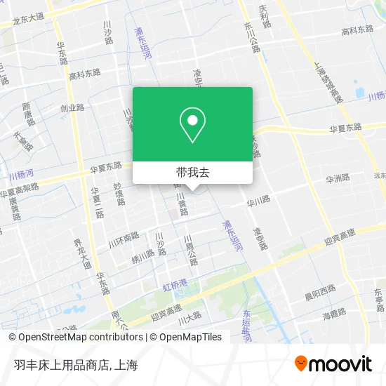羽丰床上用品商店地图