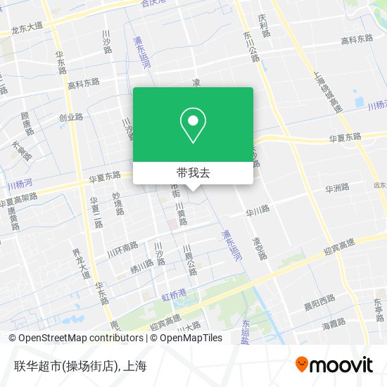 联华超市(操场街店)地图