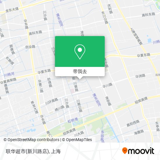 联华超市(新川路店)地图