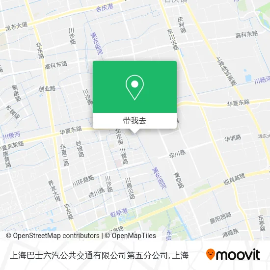 上海巴士六汽公共交通有限公司第五分公司地图