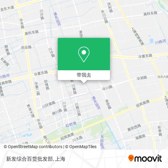 新发综合百货批发部地图