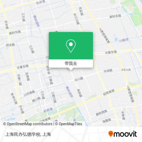 上海民办弘德学校地图