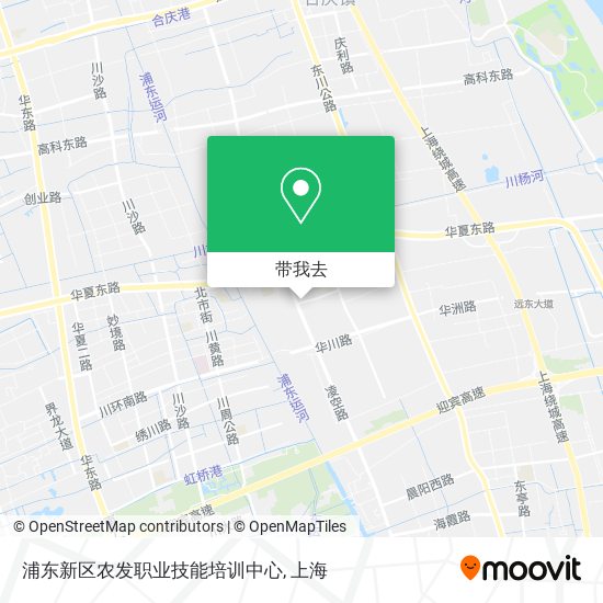 浦东新区农发职业技能培训中心地图