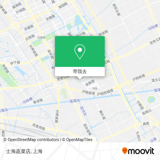 士海蔬菜店地图