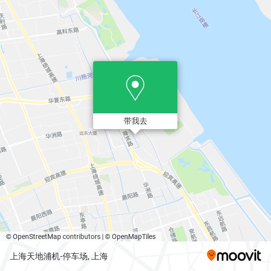 上海天地浦机-停车场地图