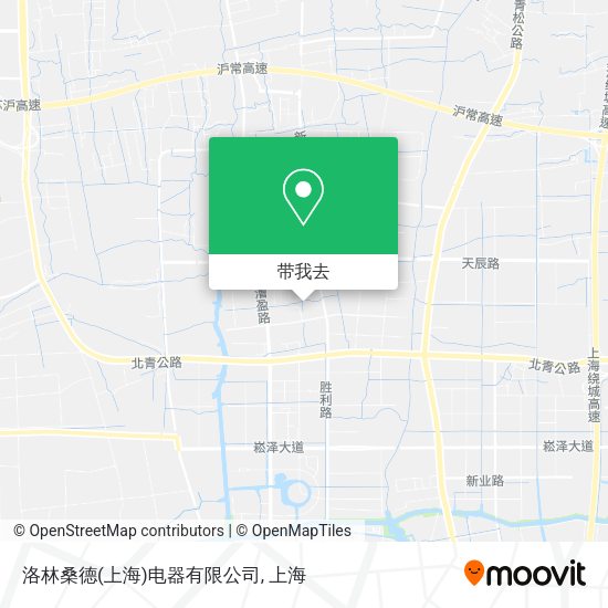 洛林桑德(上海)电器有限公司地图
