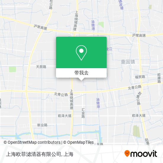 上海欧菲滤清器有限公司地图