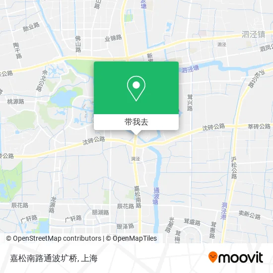 嘉松南路通波圹桥地图