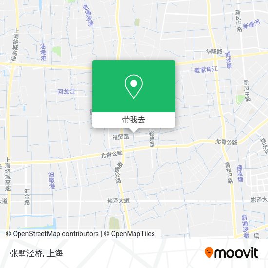 张墅泾桥地图