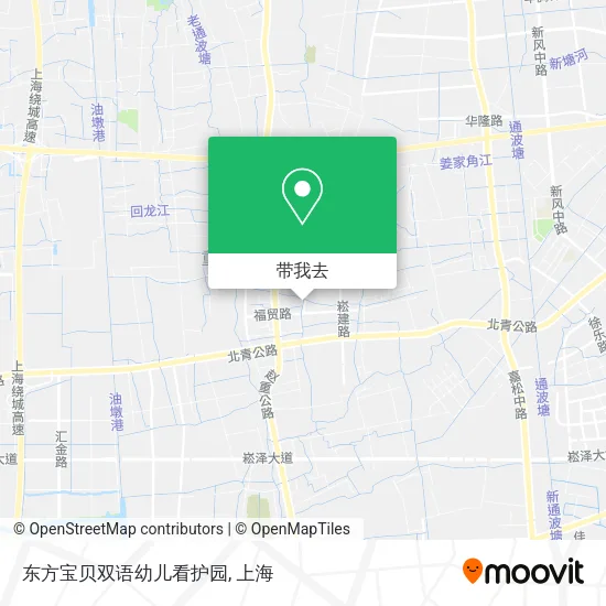 东方宝贝双语幼儿看护园地图