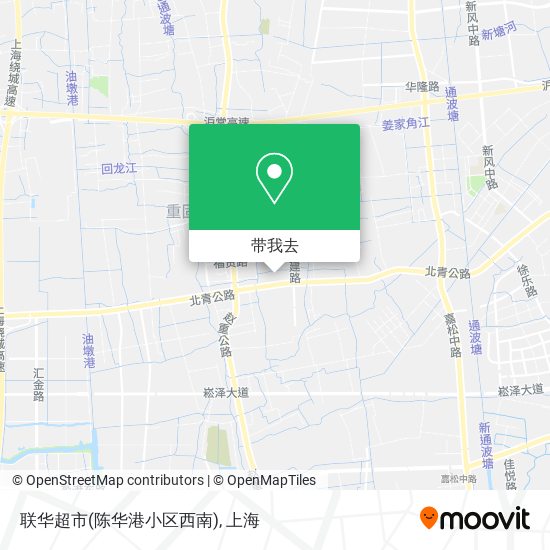 联华超市(陈华港小区西南)地图