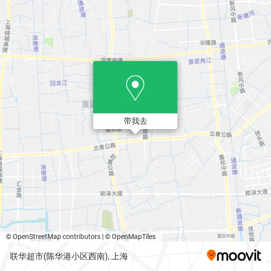 联华超市(陈华港小区西南)地图