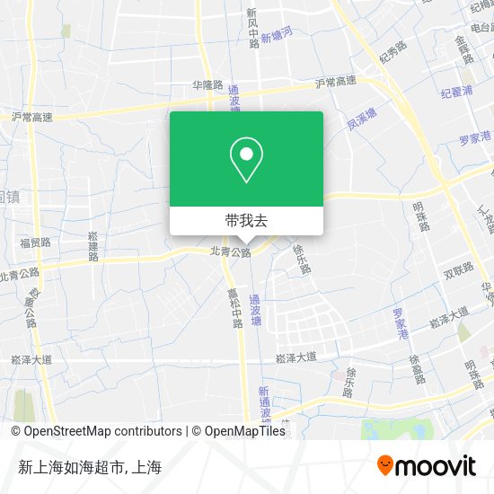 新上海如海超市地图
