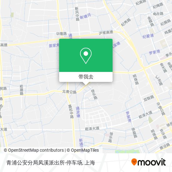 青浦公安分局凤溪派出所-停车场地图