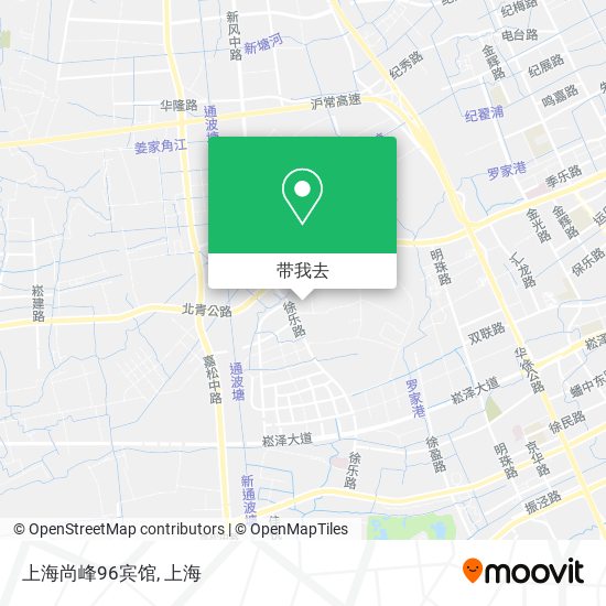 上海尚峰96宾馆地图