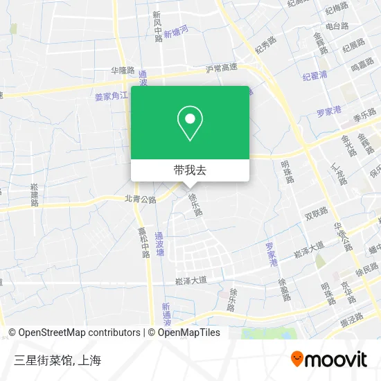三星街菜馆地图