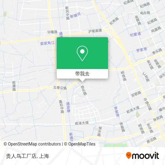 贵人鸟工厂店地图