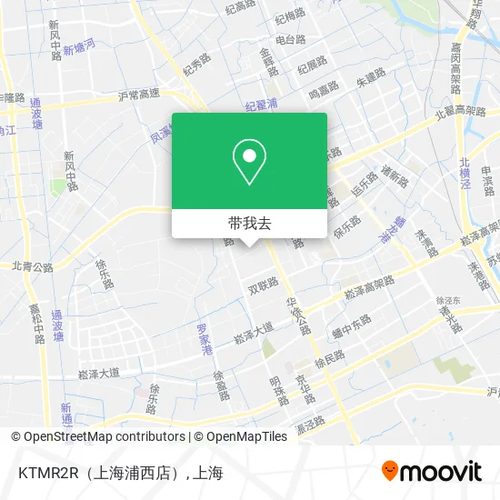 KTMR2R（上海浦西店）地图
