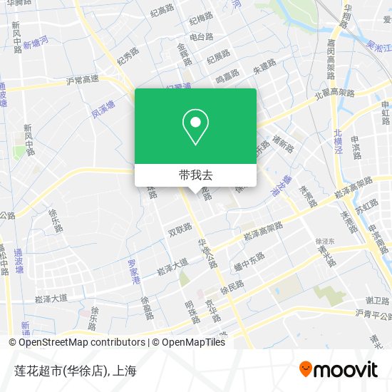 莲花超市(华徐店)地图