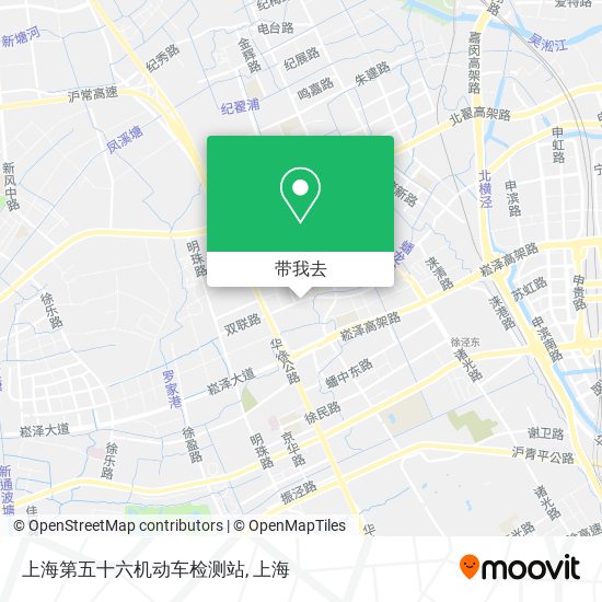 上海第五十六机动车检测站地图