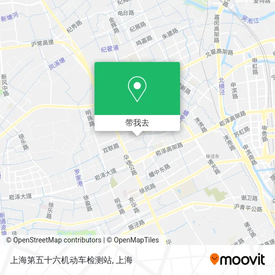 上海第五十六机动车检测站地图