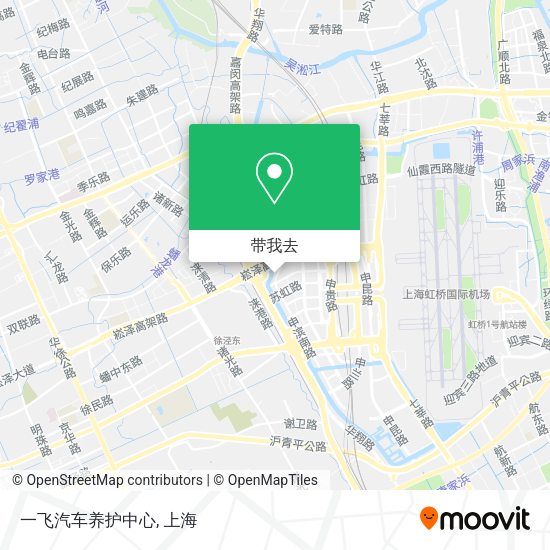 一飞汽车养护中心地图